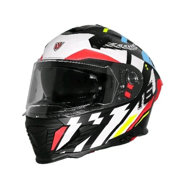 Ignyte IGN-16 ISS DOT Steady Glossy Black With White Blue - L