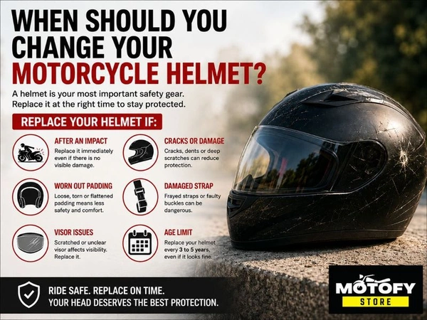 When Should You Change Your Motorcycle Helmet?