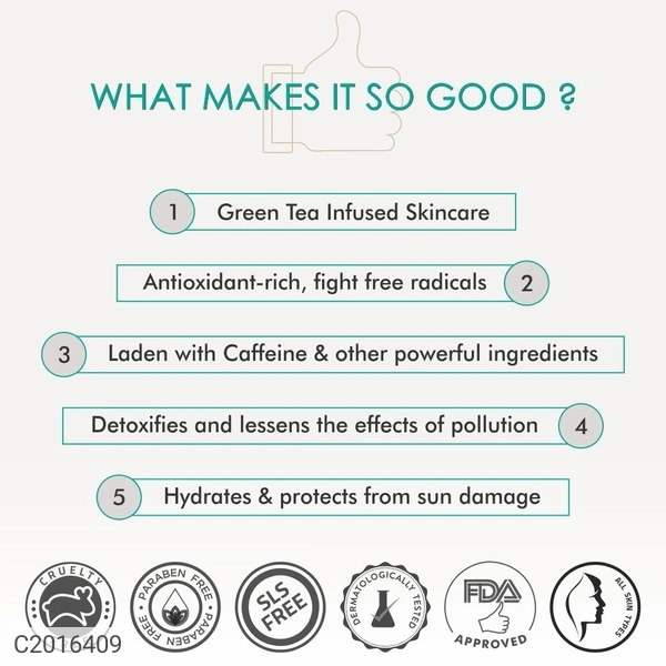 mCaffeine Green Tea Day Hydration Routine