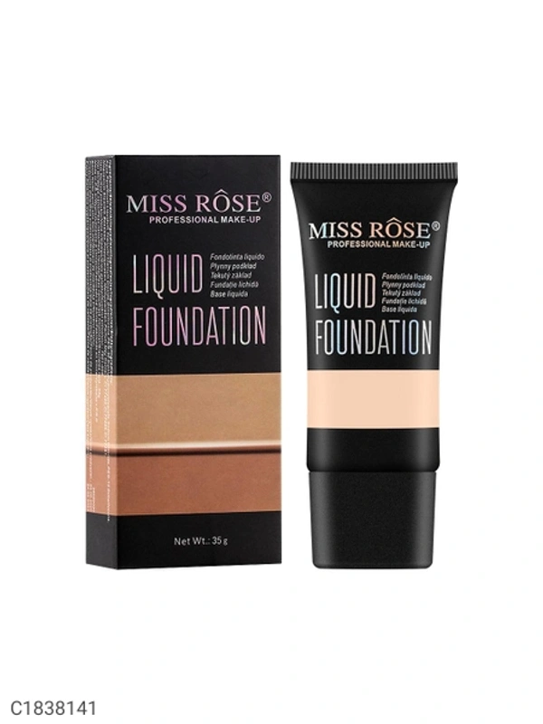 Miss Rose Matte Finish Liquid Foundation Tube 7601-009N #Beige 06