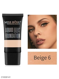 Miss Rose Matte Finish Liquid Foundation Tube 7601-009N #Beige 06