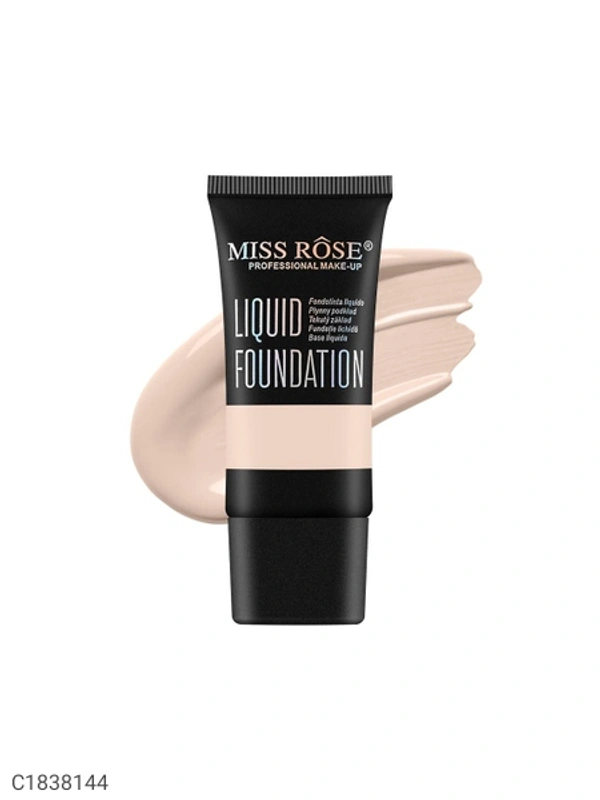 Miss Rose Matte Finish Liquid Foundation Tube 7601-009N #Ivory6