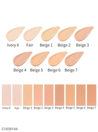 Miss Rose Matte Finish Liquid Foundation Tube 7601-009N #Ivory6