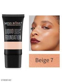 Miss Rose Matte Finish Liquid Foundation Tube 7601-009N #Beige 07