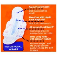 Whisper Choice Ultra XL Wings Sanitary Pads (Free 1Pad) Pack Of 19 pcs