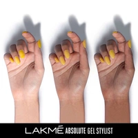 Lakme Absolute Gel Stylist Nail Color 54 Lemon Zest 12 ml