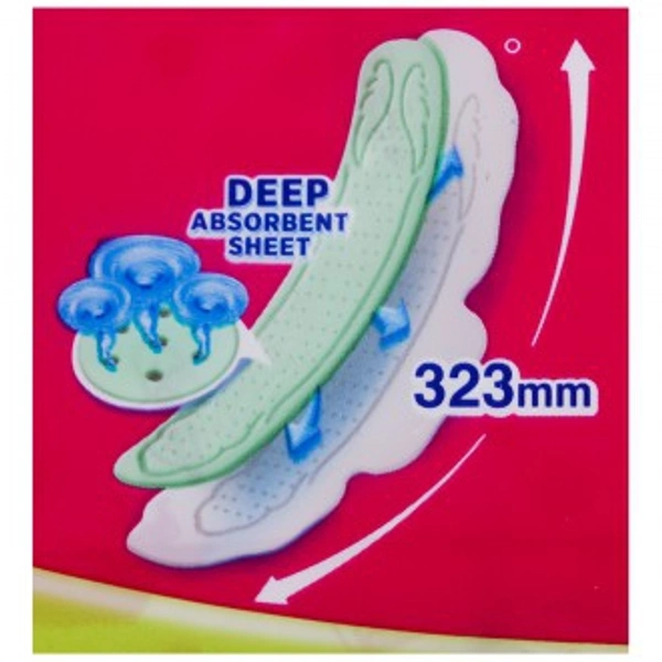 Sofy Anti Bacteria Ultra Slim Super XL+ Wings Sanitary Pads Pack Of 6