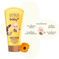 Lotus Herbals Baby+ Happy Bums Diaper Rash Cream(100g)