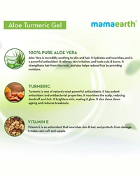 Mamaearth Aloe Turmeric Gel with Pure Aloe Vera & Turmeric for Skin & Hair 300 ml