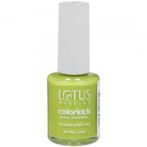 Lotus Make-Up Colorkick Nail Enamel Lime N Mint 76 10 ml