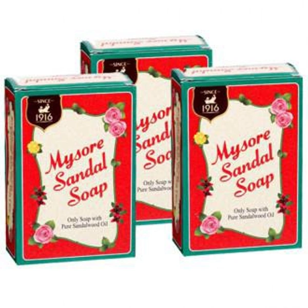 Mysore Sandal Soap 3 x 125 g