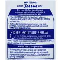 Nivea Aloe Hydration Normal Skin Body Lotion (Value Pack Save Rs 161) 600 ml