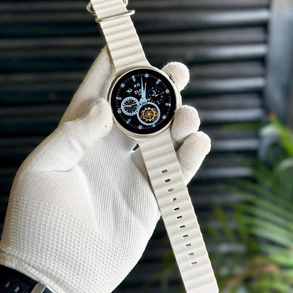 V3 Ultra Max Smart Watch 16 Inch Full Round Screen IP67 Waterproof Blood Pressure and Heart Rate Smart Watch - Gray