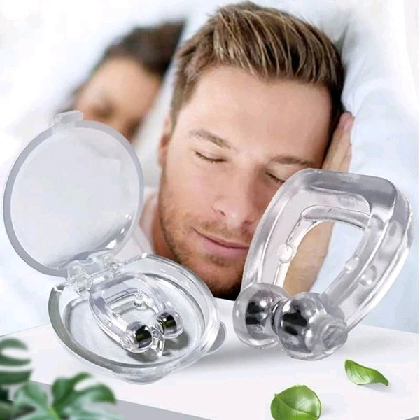 Anti Snoring Device for Men and Women | Snore Free Nose Clip | Silicone Magnetic Nose Clip | Soft Silicon Nose Clip | Anti Snoring Magnet Clip | Anti Snoring Device - Pack Of 4