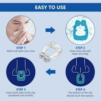 Anti Snoring Device for Men and Women | Snore Free Nose Clip | Silicone Magnetic Nose Clip | Soft Silicon Nose Clip | Anti Snoring Magnet Clip | Anti Snoring Device - Pack Of 4