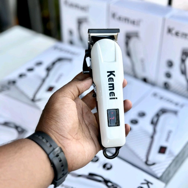 Kemei KM-809A Professional Rechargeable Hair Trimmer Electric Hair Clipper, Razor Trimmer 120 min Runtime 4 Length Settings