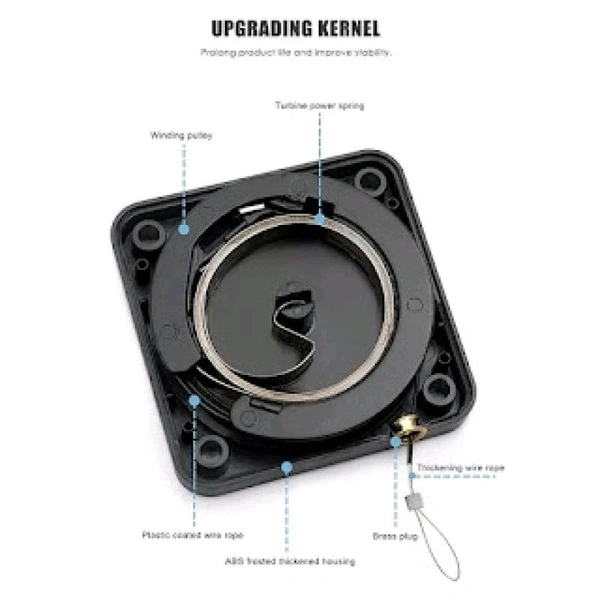 Window Door String Steel Rope Closer Diy Tool Punch-Free Automatic Sensor and Multifunctional Door Closer, Self Closing Door with Steel Wire Drawstring, Auto Door Closer 