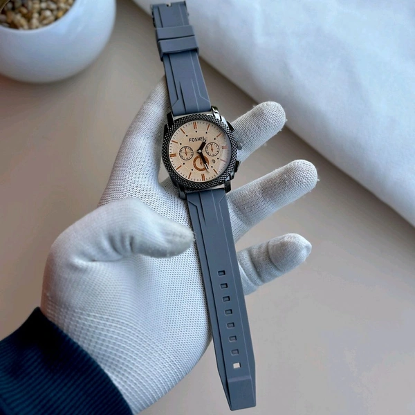 Most Demanded Foshel Analog Quartz Movement Watch With High Quality Strap Best finishing Body & Case