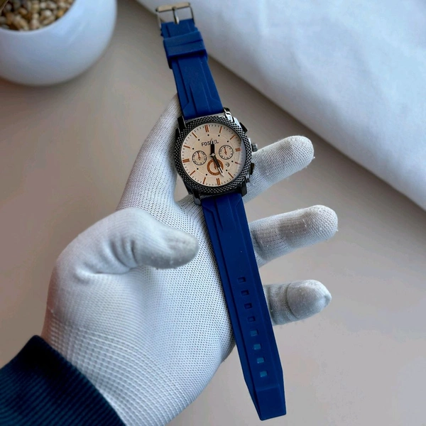 Most Demanded Foshel Analog Quartz Movement Watch With High Quality Strap Best finishing Body & Case - SRF4