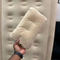 Air Mattress Bed with Inflatable Pillow, Repair Bag, Premium Double Airbed Adjustable Blow Up Mattress, Portable Travel Blow Up Bed, Easy/Quick Set UP (height 40CM) - Prepaid orders only accepted