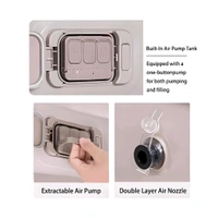 Air Mattress Bed with Inflatable Pillow, Repair Bag, Premium Double Airbed Adjustable Blow Up Mattress, Portable Travel Blow Up Bed, Easy/Quick Set UP (height 40CM) - Prepaid orders only accepted