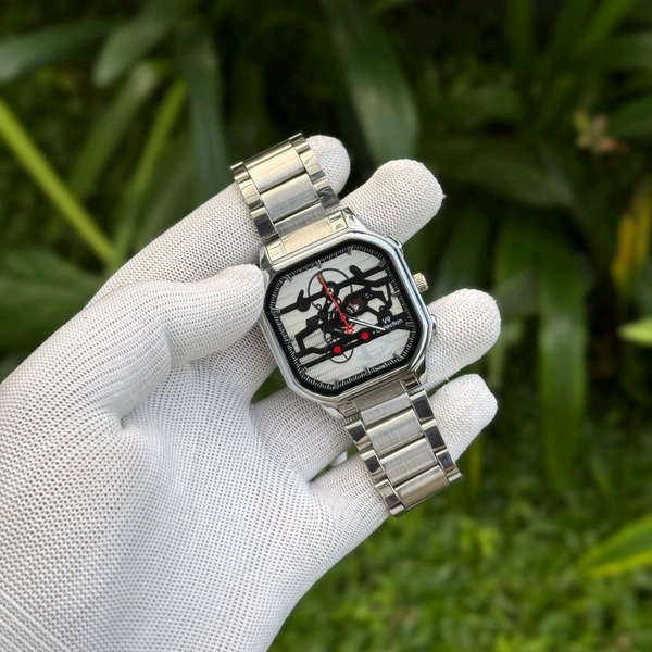 Most Demanded V9 Analog Quartz Movement Watch With High Quality Strap Best finishing Body & Case