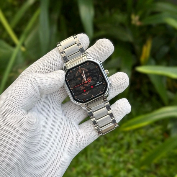 Most Demanded V9 Analog Quartz Movement Watch With High Quality Strap Best finishing Body & Case