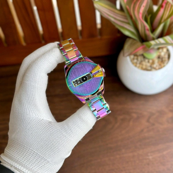 New Unique High Quality Analog Quartz Movement Watch With High Quality Strap Best finishing Body & Case