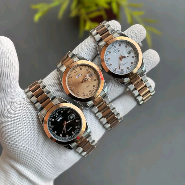 Most Demanded V9 Budget Analog Quartz Movement Watch With High Quality Strap Best finishing Body & Case