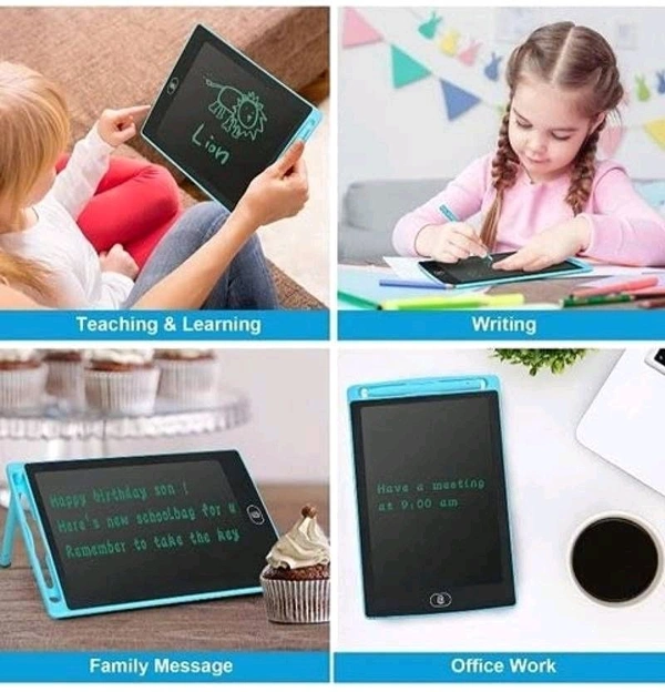 LCD Portable Writing Pad Tablet 8.5 Inch | Electronic Scribble Board with Lock Function for Kids & Adults - Pack Of 1
