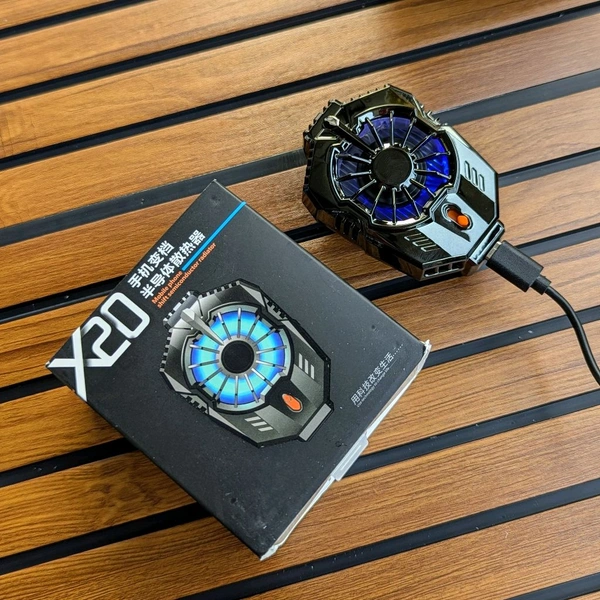 X20 Smartphone Cooling Fan – Adjustable Semi-Conductor Radiator for Gaming & Heavy Usage