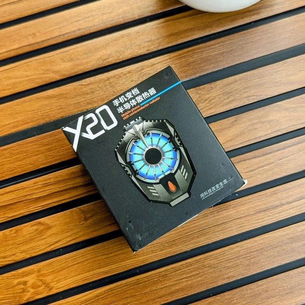 X20 Smartphone Cooling Fan – Adjustable Semi-Conductor Radiator for Gaming & Heavy Usage