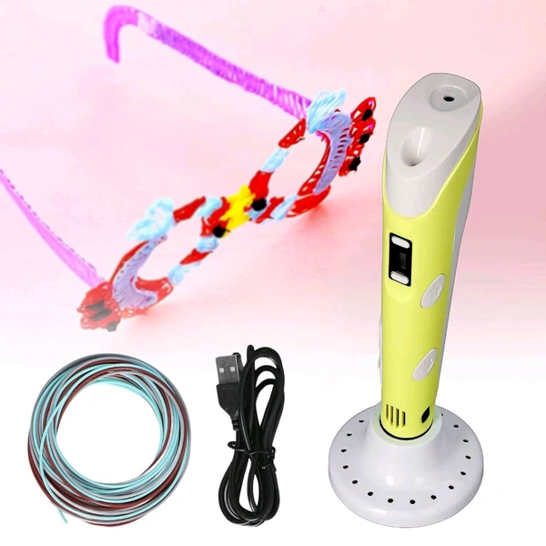 3d Printing Pen Set Easy To Use ABS Stopless Speed ββControl Slider For Maintenance, 3D Drawing Pen for Kids and Adults