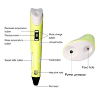 3d Printing Pen Set Easy To Use ABS Stopless Speed ββControl Slider For Maintenance, 3D Drawing Pen for Kids and Adults