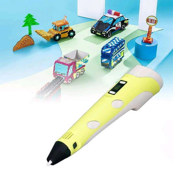 3d Printing Pen Set Easy To Use ABS Stopless Speed ββControl Slider For Maintenance, 3D Drawing Pen for Kids and Adults
