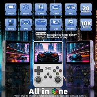 New R36S Retro Handheld Video Game Console 3.5 inch Retro Handheld Video Games Consoles Built-in Rechargeable Battery Portable Style Preinstalled Hand Held Game Consoles (Multicolour) - 
