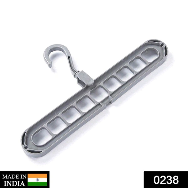 Multifunctional Magic Hangers Nine Holes Hangers Space Saving Clothes Hangers Closet Organizer Hanger - Pack Of 10