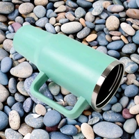 1200 ML Insulated Tumbler with Lid and Straw | Stainless Steel Tumbler with Handle & Straw | Best for Travelling, Sport, Office, Gym & Outdoor for Adults Best for Gifting Thermal Cope Beer