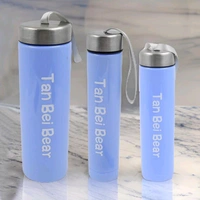 Plastic Water Bottle 3 Different Size Bottle & 1 pc Tumbler With Straw High Quality Water Bottle Plastic Water Bottle BPA-Free & Leak-Proof Cute Design for Kids' School, For Fridge, Office, Sports, School, Gym, Yoga (4 Pc Set)