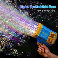 69 Holes Big Rechargeable Powerful Machine Bubble Gun Toys for Kids Adults, Bubble Makers, Big Rocket Boom Bubble Blower Best Gifts
