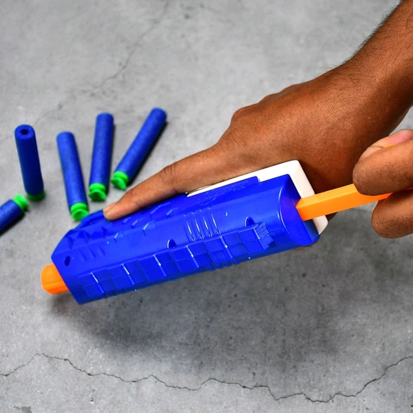 Hi-Arm Gun with 10xFoam Suction Bullet, Made with ABS Plastic, Solid Build, Target Shooting
