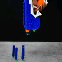 Hi-Arm Gun with 10xFoam Suction Bullet, Made with ABS Plastic, Solid Build, Target Shooting