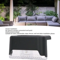 4-Piece Solar Waterproof Garden, Stair & Railing Lights โ Energy-Efficient Outdoor LED Lights for Pathways, Staircases & Decks