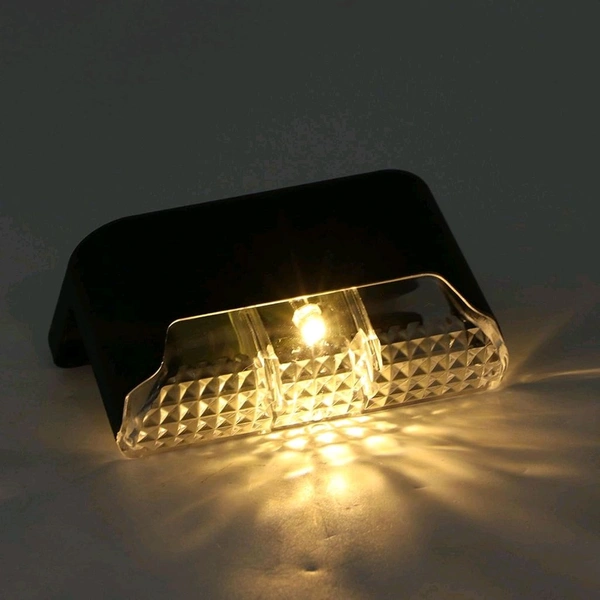 4-Piece Solar Waterproof Garden, Stair & Railing Lights โ Energy-Efficient Outdoor LED Lights for Pathways, Staircases & Decks