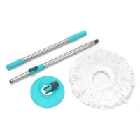 Quick Spin Mop Set with Easy Wheels & Large Bucket – Multicoloured Plastic Floor Cleaning System
