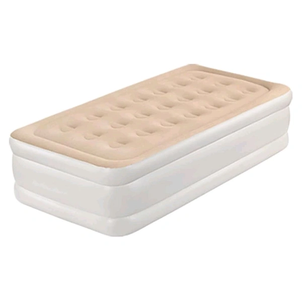 (Top Grade) Portable Inflatable Bed Folding Lazy Bed Collapsible Three-layer Airbag Strong Pressure Resistance For Travel Or Home Use - Double