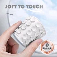Suction Phone Case / Holder Mount, Silicone Adhesive Phone Accessory for iPhone and Android, Hands-Free Fidget Toy Mirror Shower Phone Holder, Selfies (3 Pc / Mix Color)