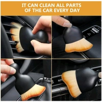 Mini Car Interior Cleaning Soft Brush -Car Cleaning Brushes Duster, Soft Bristles Dashboard Air Outlet Gap Dust Removal Brushes Soft Bristled Cleaning Brush be Appropriate for Car, Home, Office, Keyboard (1 Pc)