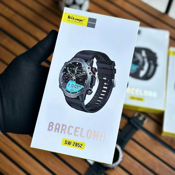 Hitage BARCELONA SW-2852 Smartwatch
Style Meets Performance, Full Touchscreen, Wireless Calling, Long Battery Life, Multi-sport Tracking, HD Display