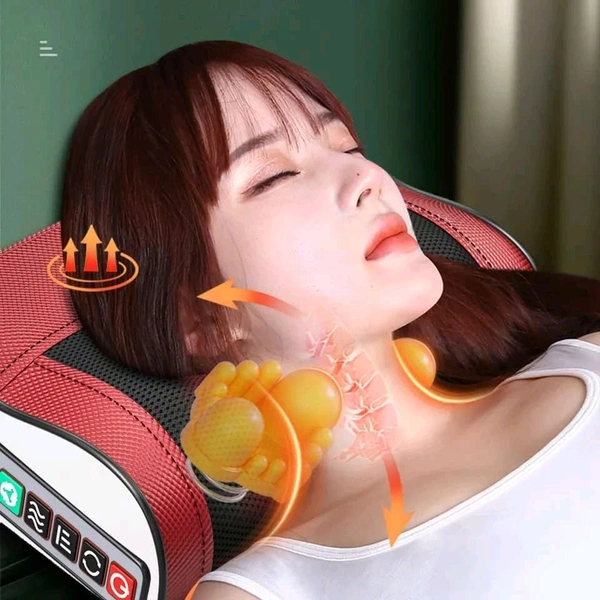 3-Mode Massage Pillow – Deep Tissue Shiatsu Massager for Neck, Shoulders, Back & Full Body Pain Relief